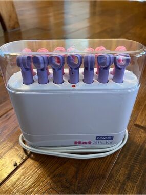 Conair Hot Sticks Heated Hair Rollers in Pink & Purple